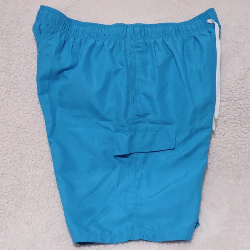 Camel men's  short  size XXL blue 100% Polyester NWT